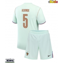 France Jules Kounde #5 Replica Away Minikit World Cup 2026 Short Sleeve (+ pants)